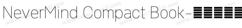 NeverMind Compact Book字体转换